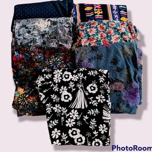 LuLaRoe 7 Piece Lot Leggings